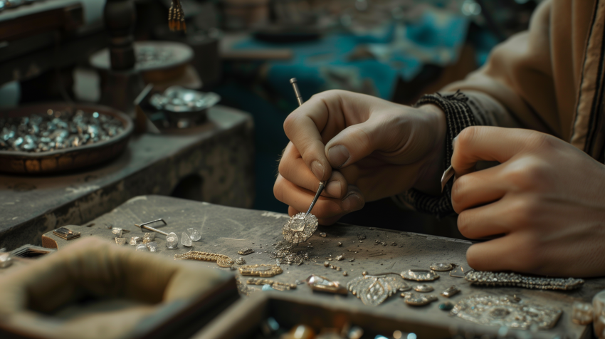 Diamond With Precision Tools