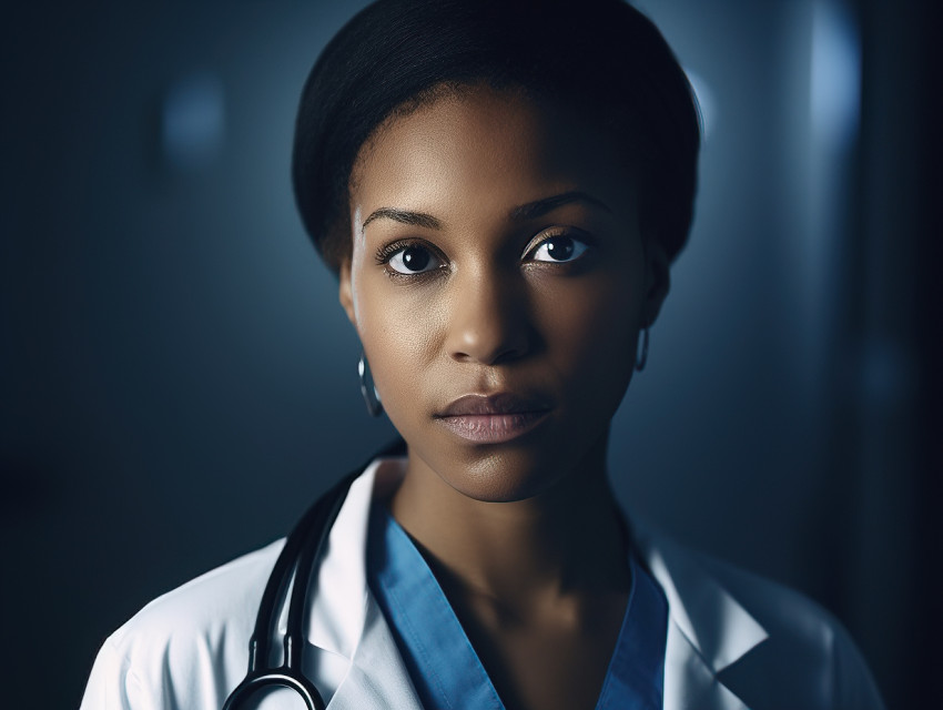 Confident Female Doctor Portrait