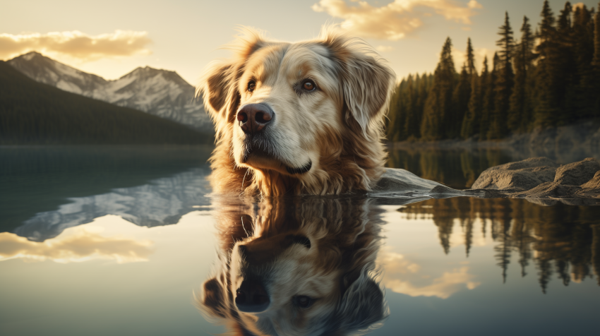 Dog Reflection