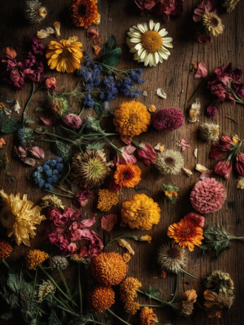Dried Wild Flowers