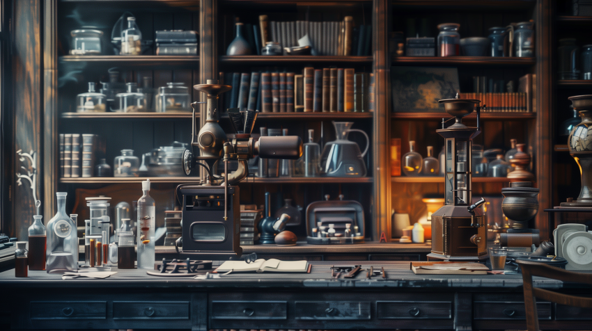 old scientific laboratory