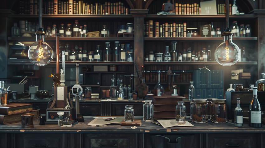 old scientific laboratory
