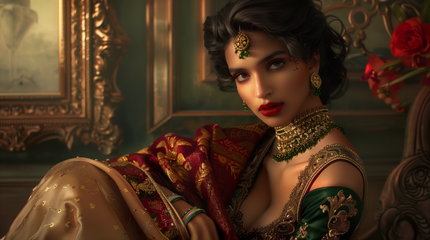 Edwardian Era Indian Socialite