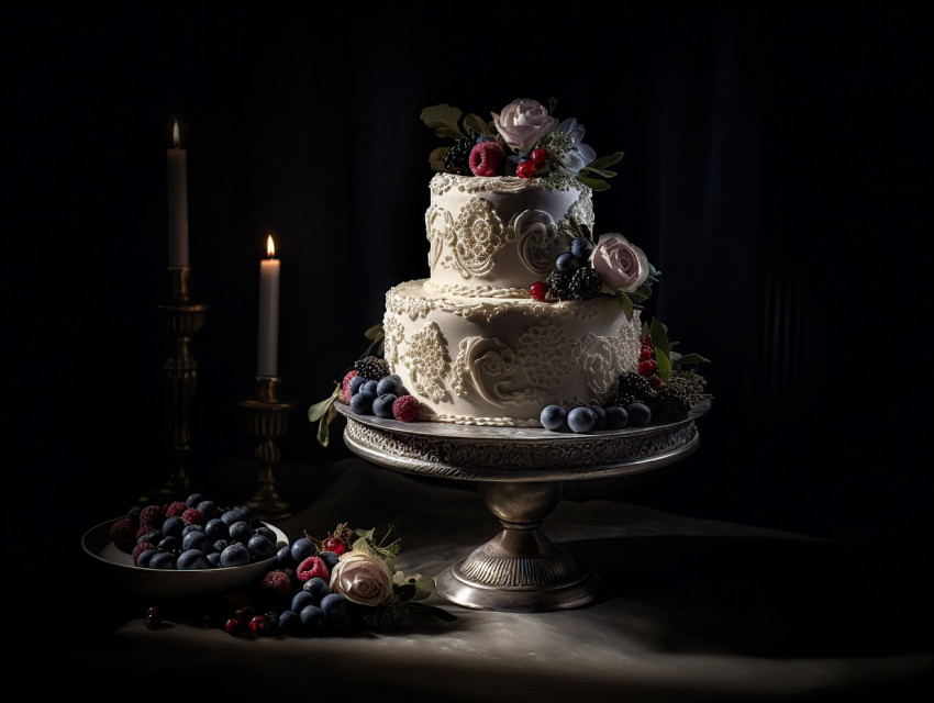 Elegant Wedding Cake