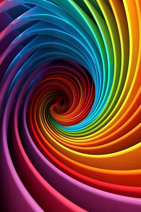 Endless Rainbow Spiral