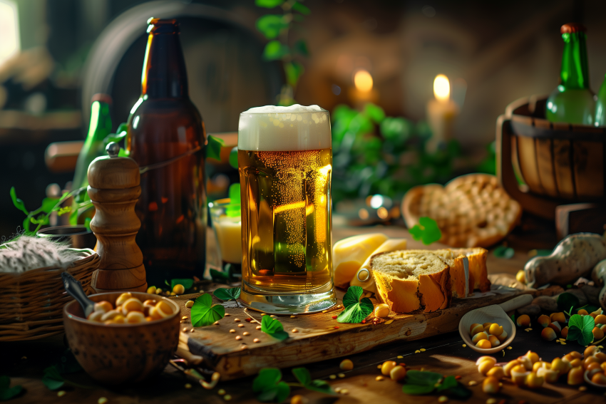 Enjoying Food and Drink on Saint Patrick's Day