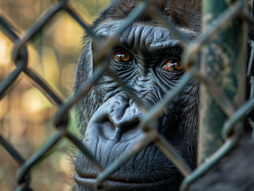 Caged Gorilla