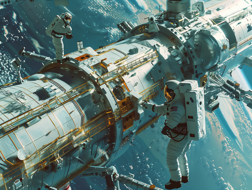 Exploring Life Aboard a Space Station