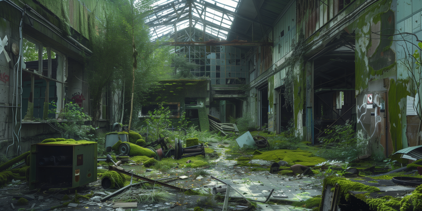 abandoned research center
