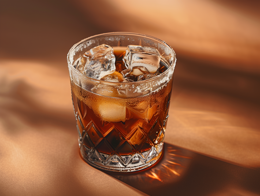 A chilled cold brew coffee