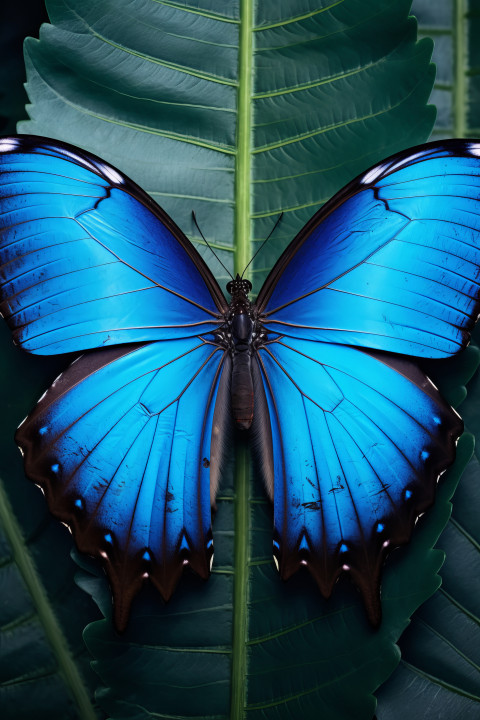 Giant Blue Morpho Butterfly