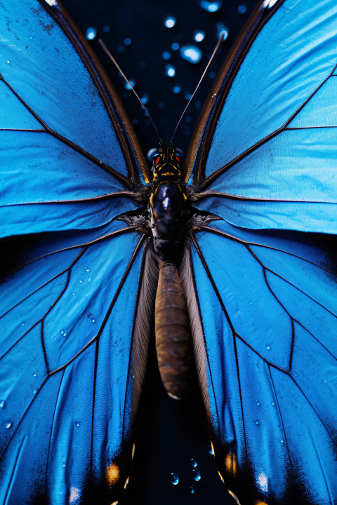 Giant Blue Morpho Butterfly