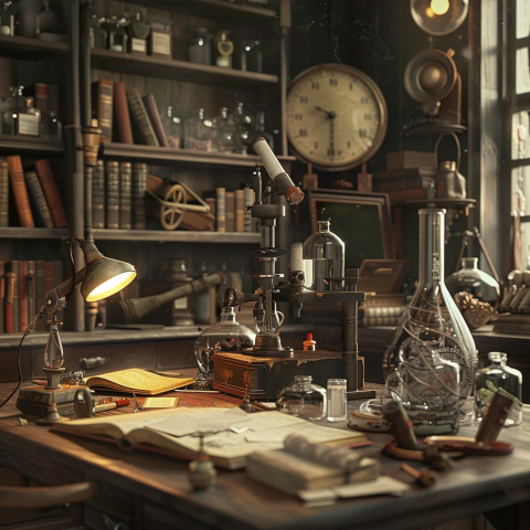 old scientific laboratory