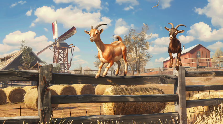 Goats Farm Fence