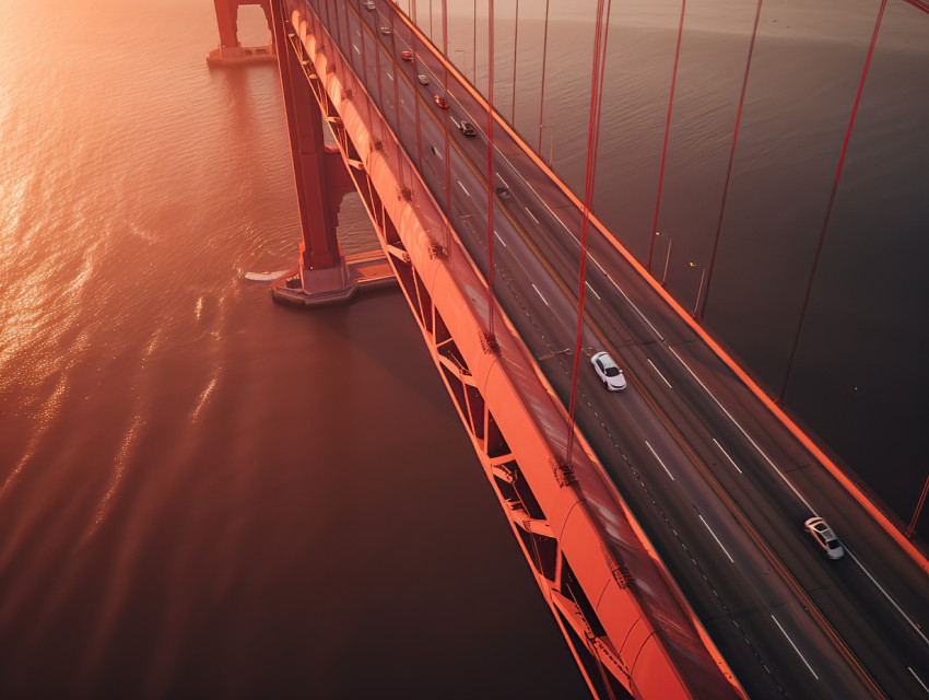 Golden Gate Bridge at Sunset