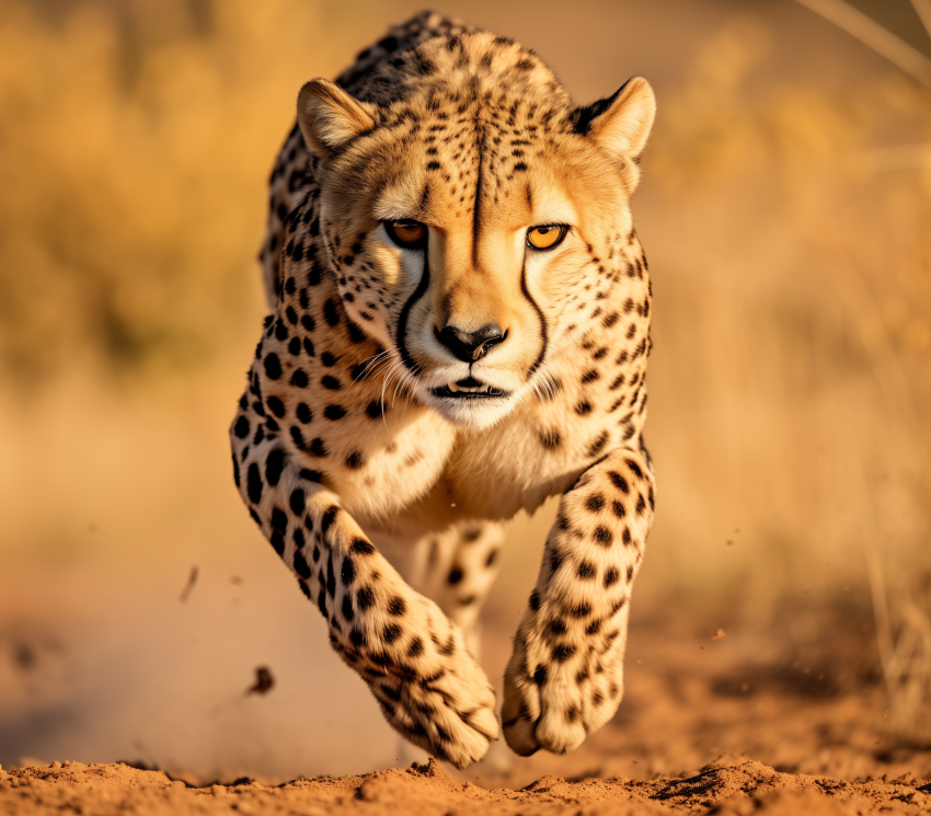Graceful Cheetah in the Savanna