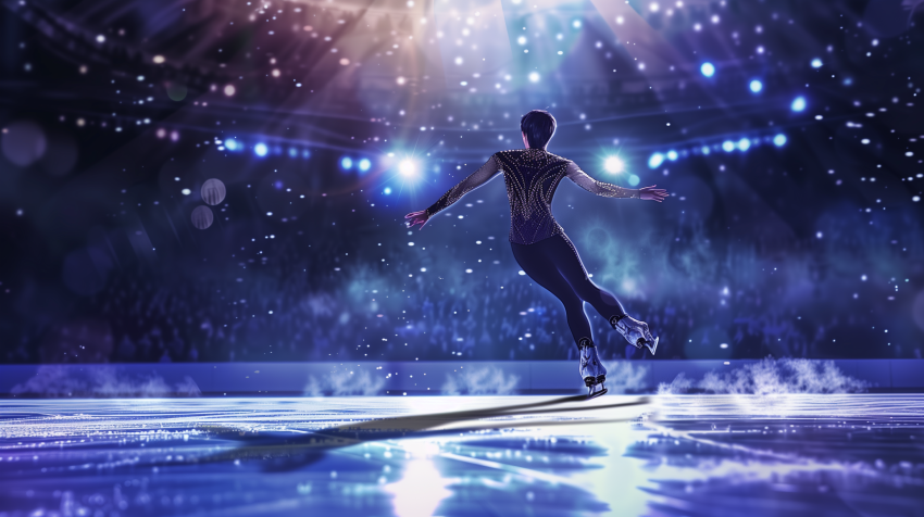 Graceful Figure Skating Performance