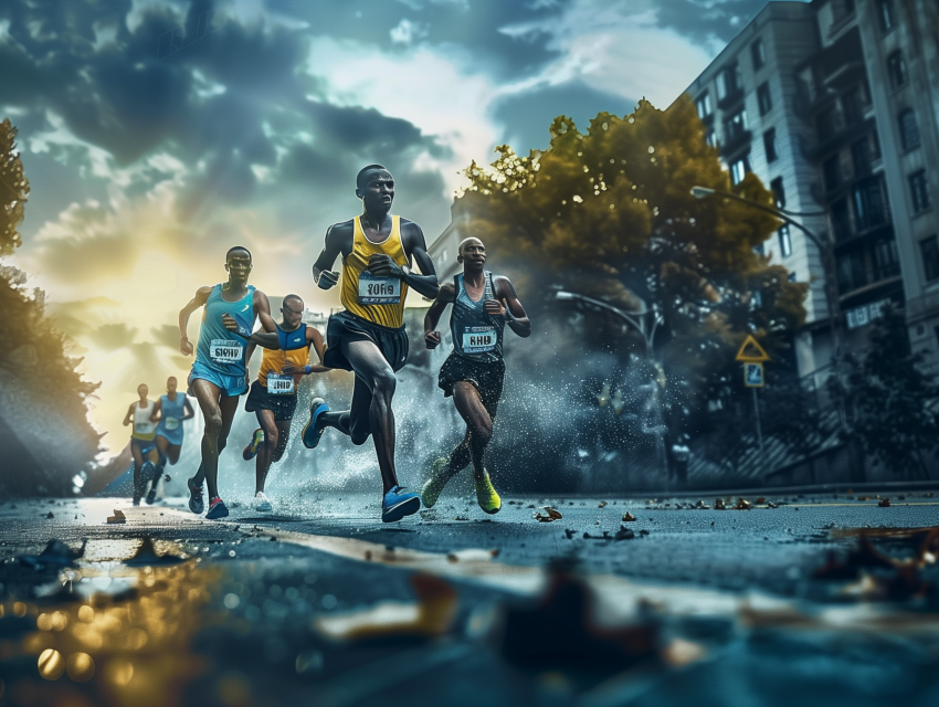 Grueling Marathon Race