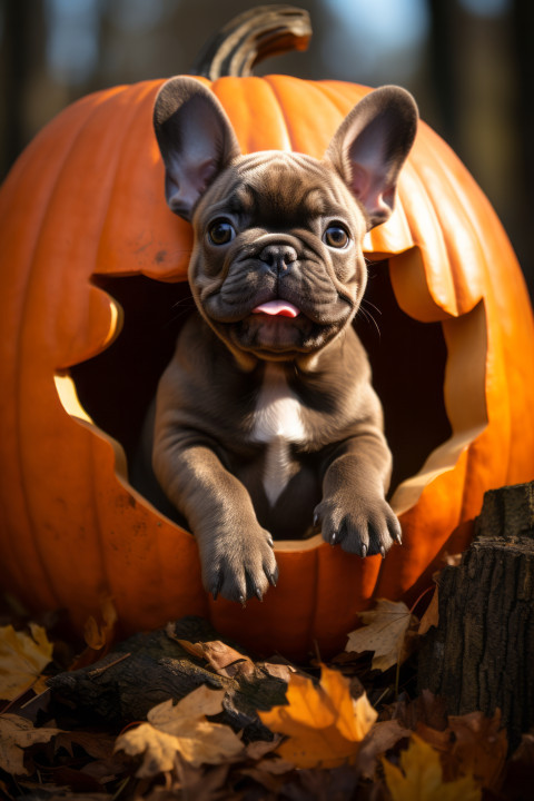 Halloween / Thanksgiving Bulldog