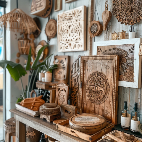 Handcrafted Wooden Home Decor