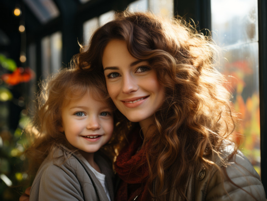 Happy Mother and Child