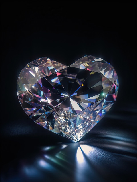 Heart Shaped Diamond Gemstone