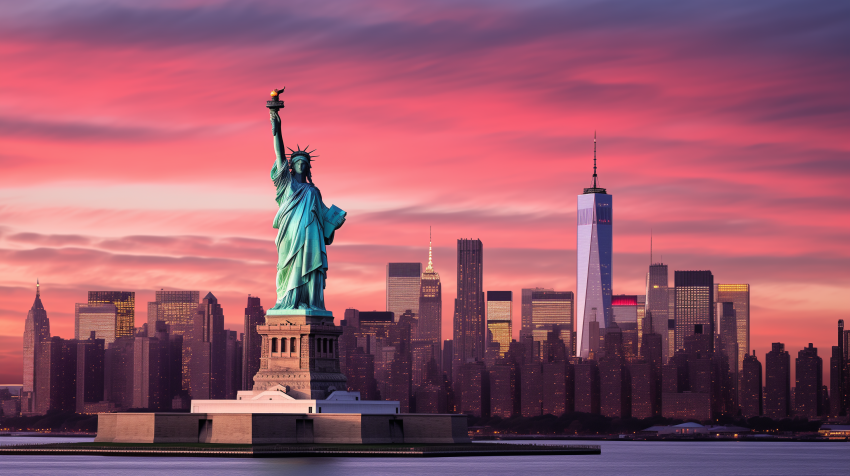 Iconic New York City Skyline