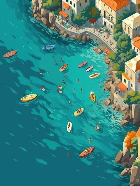 Italian Coast Poster