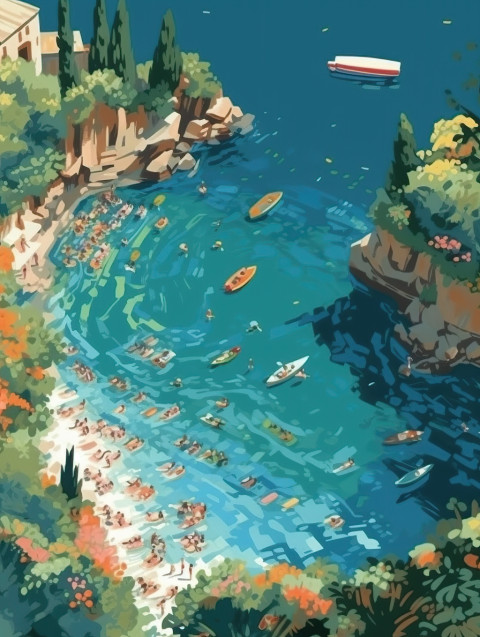Italian Coast Poster