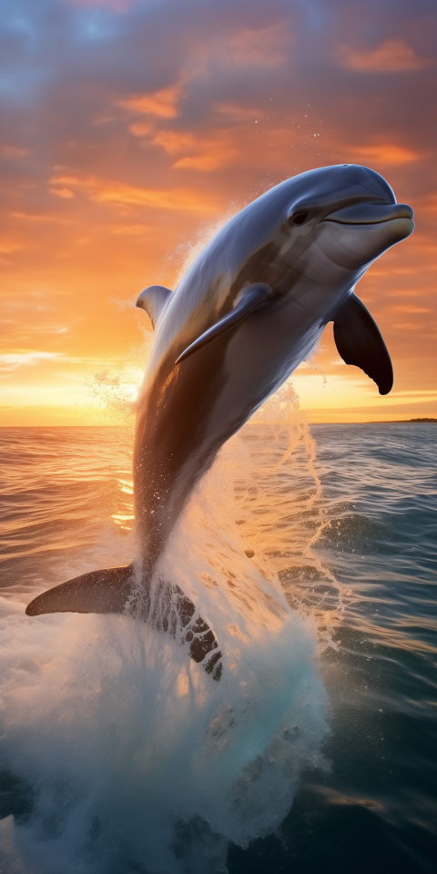 Joyful Dolphin Leap