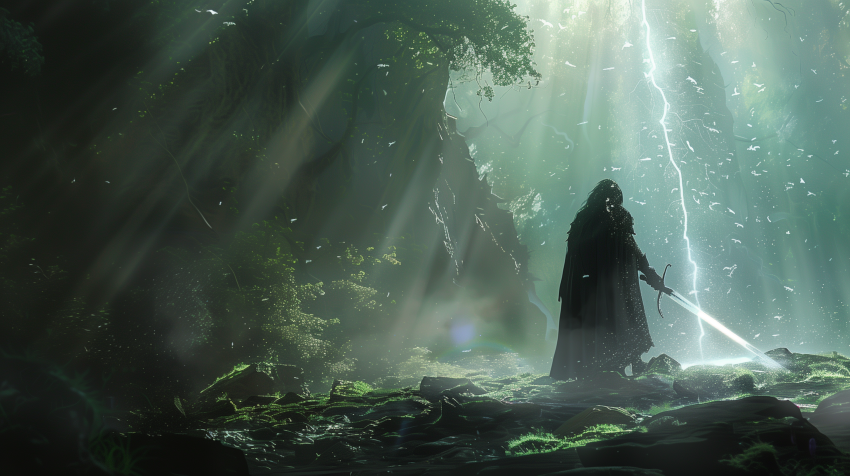 Knight and the Enchanted Sword