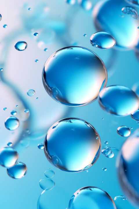 Light Blue Bubbles