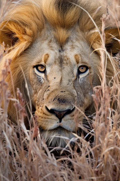 Lion Up Close