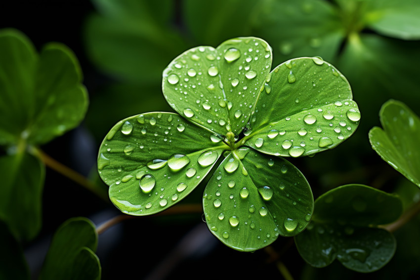 Lucky four leaf clover