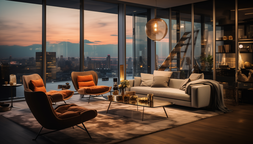 Luxurious Contemporary Living Room