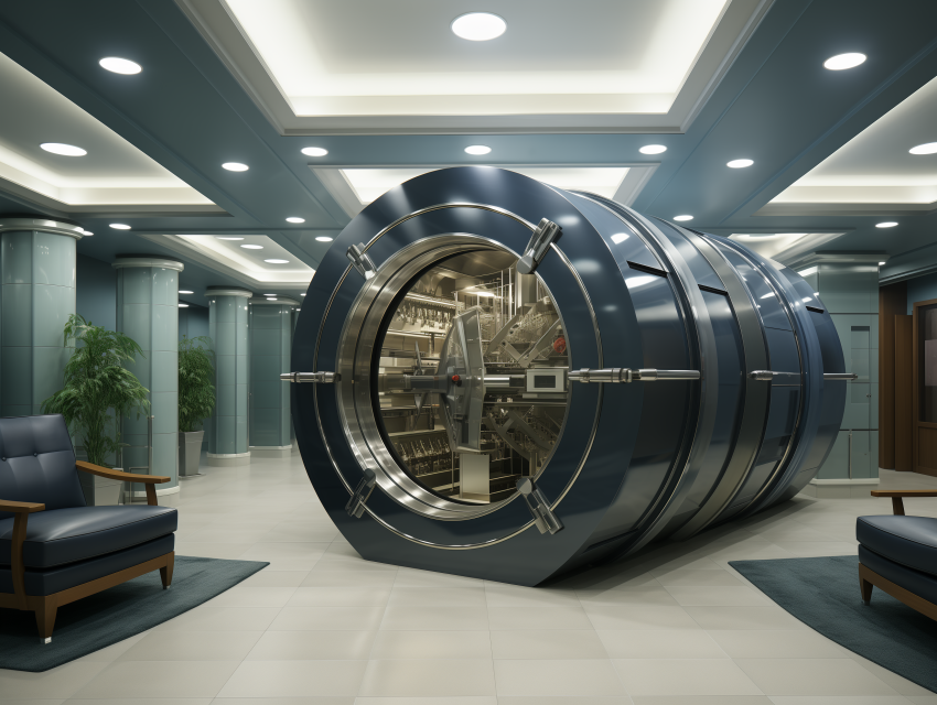 Luxury Bank Vault Interior