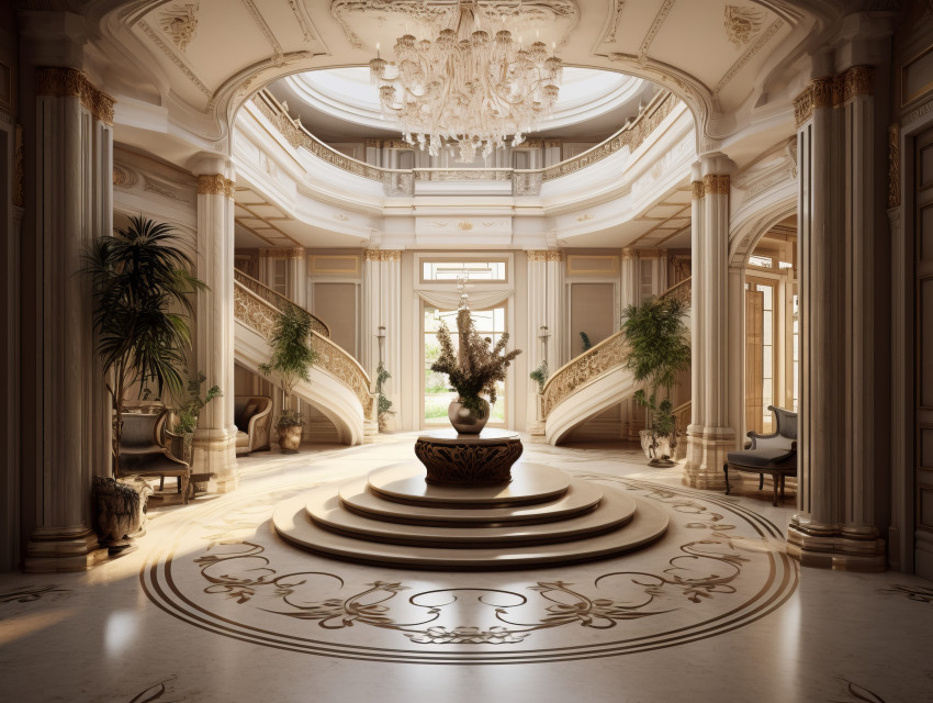 Luxury Mansion Foyer