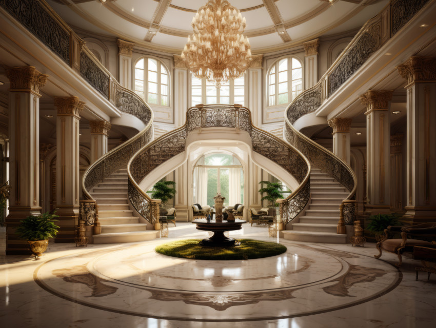 Luxury Mansion Foyer
