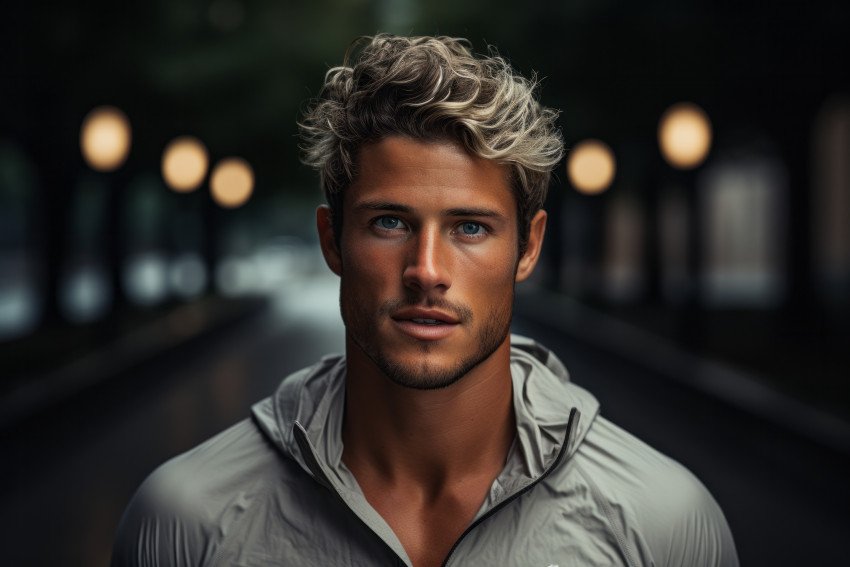 Male runner