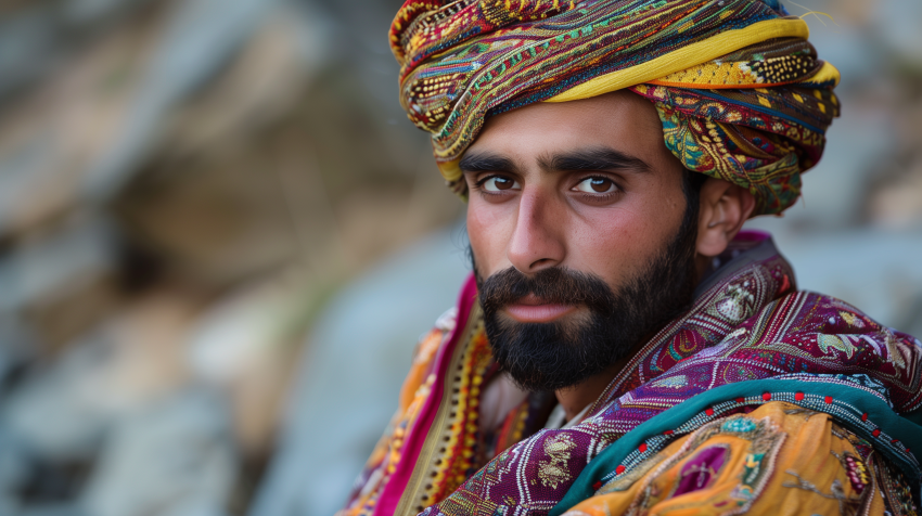 Man in Indian Suit