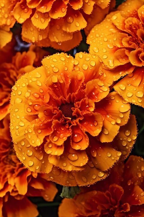 Marigold Flower Wallpaper
