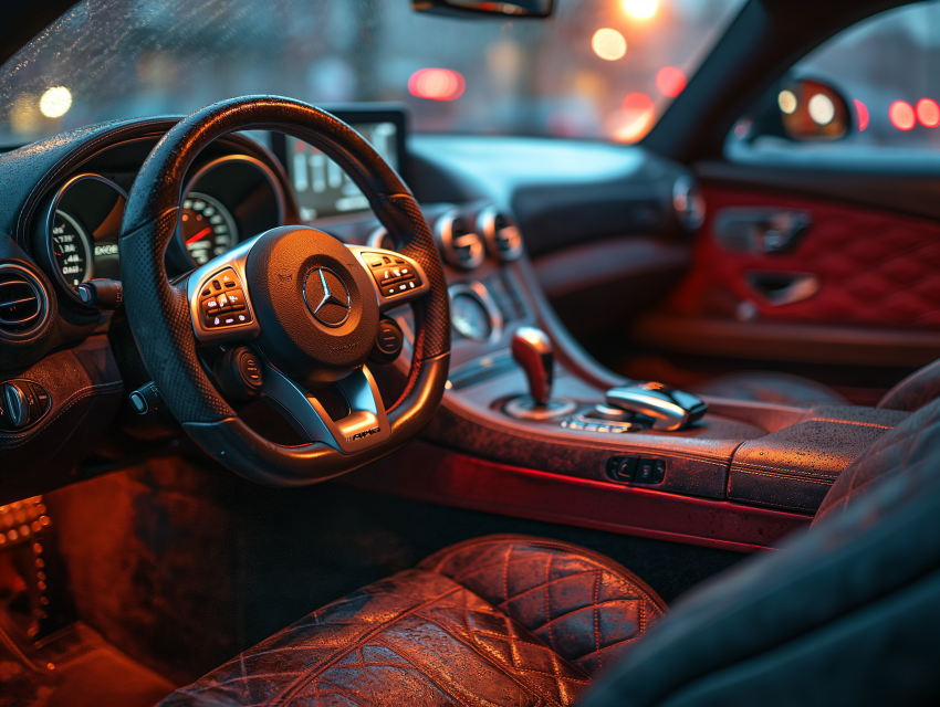 Mercedes Car Interior