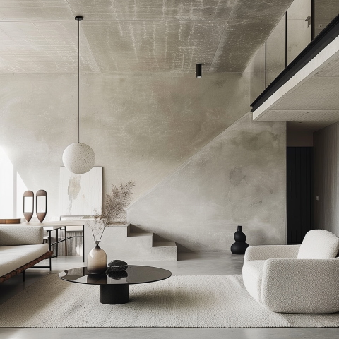 Minimalist living room