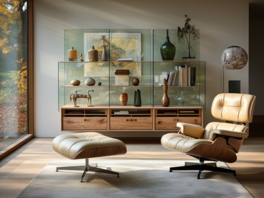 Modern home office  background