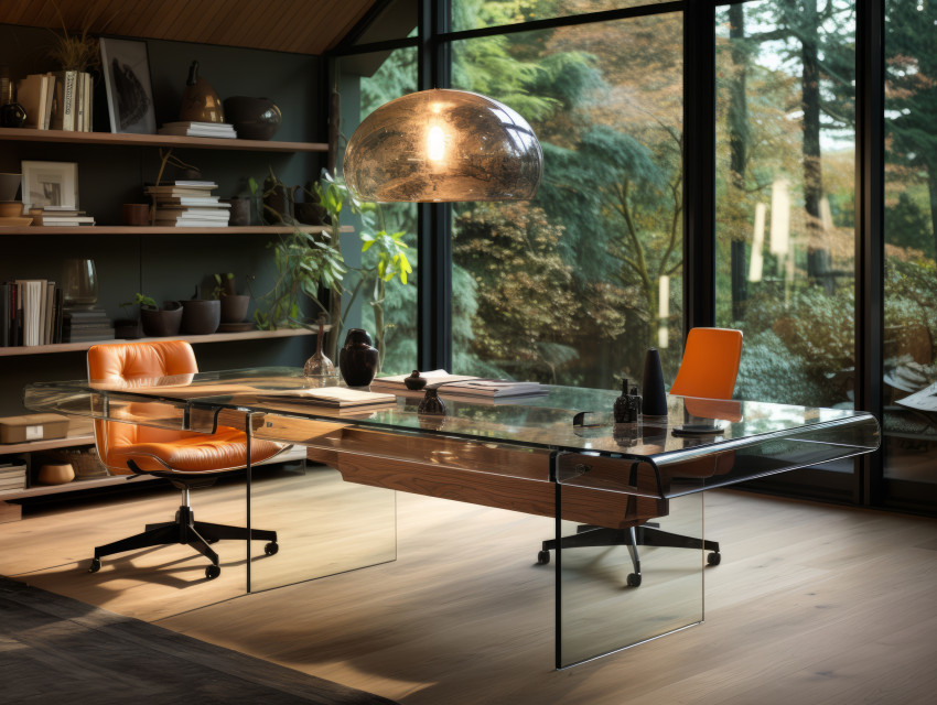 Modern home office  background