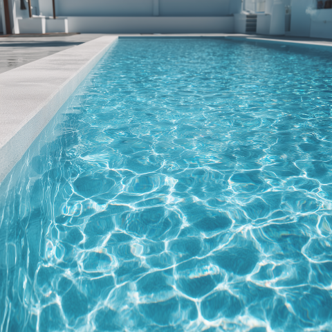 Modern Pool With Crystal Clear Water