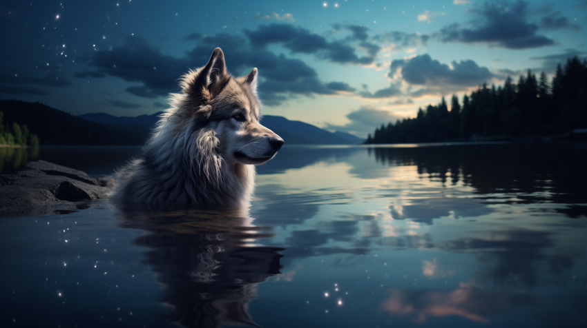 Moonlit Reflection