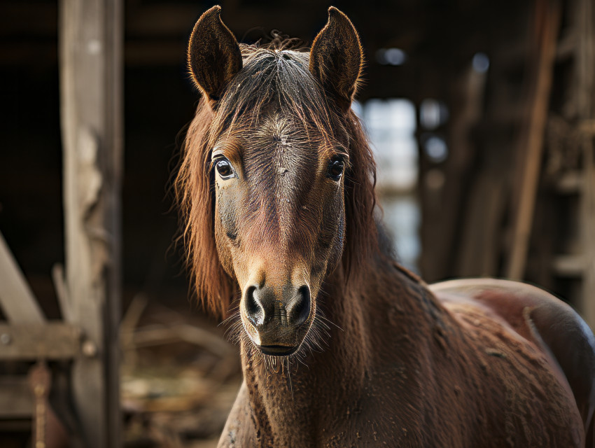Morgan horse at a Vermont stable
