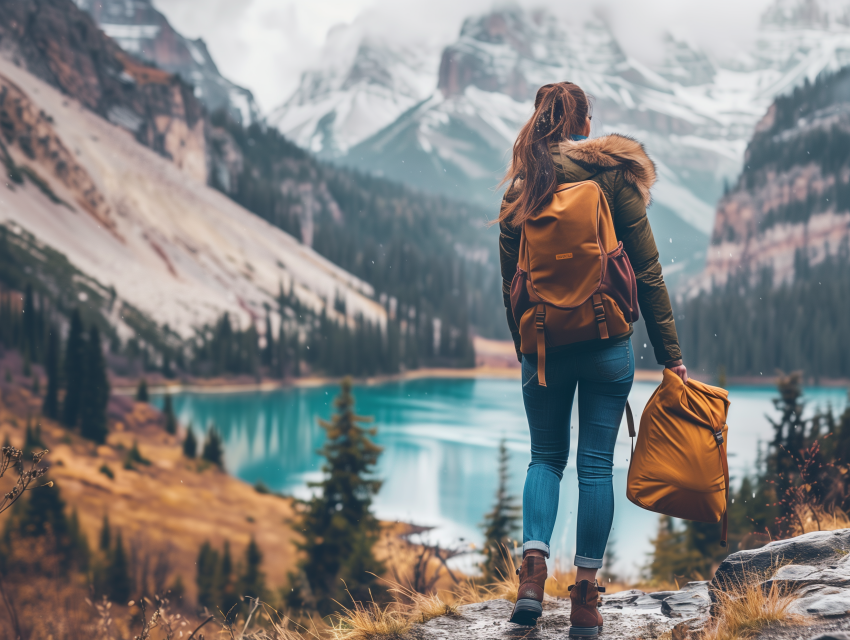 Woman Mountain Explorer