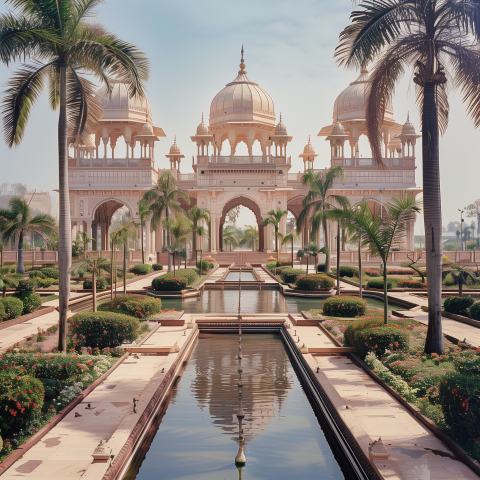 palace evokes fantasy